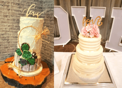 wedding cakes ireland prices The Cake Emporium wedding cake with greenery